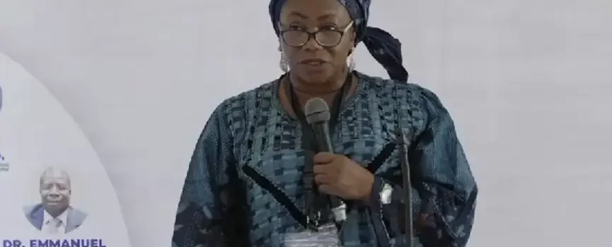 Princess (Dr.) Margaret Elayo – Commissioner, Special Duties, Humanitarian NGOs, Diaspora, Nasarawa State, Nigeria, speaks at the 79th UNGA Event, 2024.